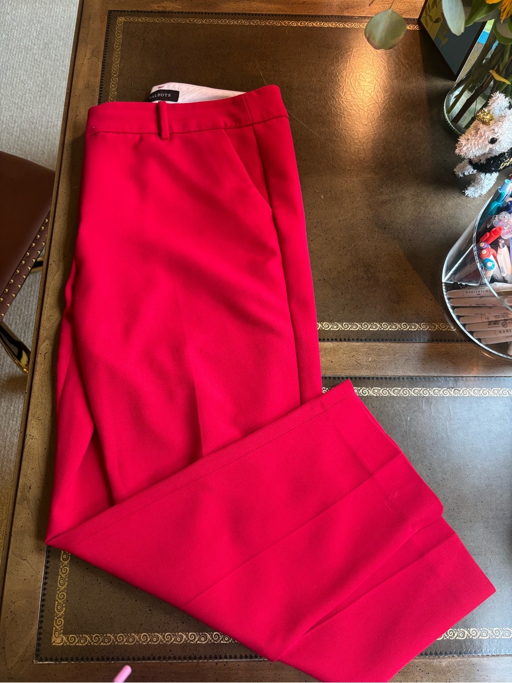 Talbots Bright Red Women's Trousers